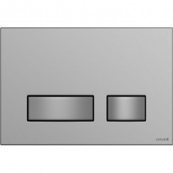 Кнопка CERSANIT MOVI для LINK PRO/VECTOR/LINK/HI-TEC пластик хром матовый