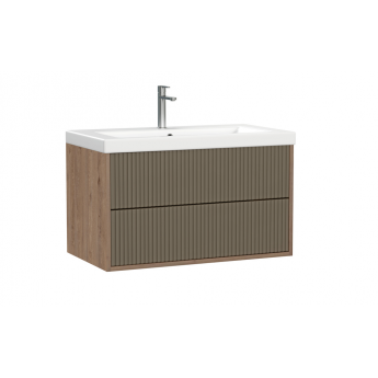 Тумба подвесная CERSANIT CLASSIC RIBBLE 80 коричневый
